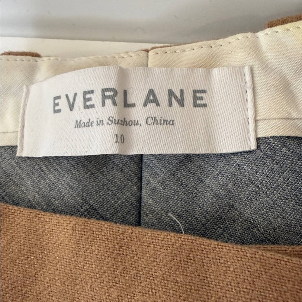 Everlane Women’s Camel Dress Pants Size 10. Wool and Cashmere Blend. - Picture 2 of 6